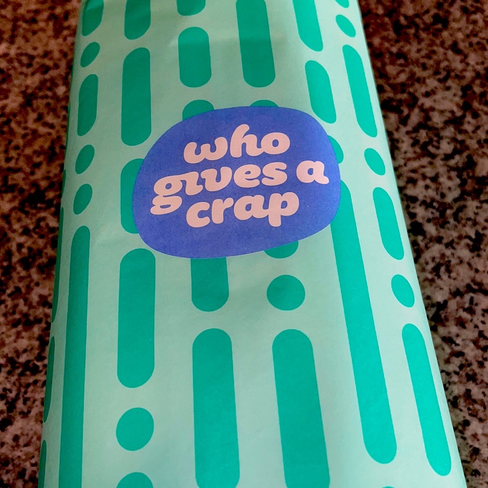 Who Gives a Crap. Good for Spills.